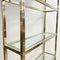 French Mid Century 5 Tiered Glass Shelves By Pierre Vandal
