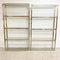 French Mid Century 5 Tiered Glass Shelves By Pierre Vandal