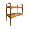 Mid Century 2 Tier Cocktail Trolley Bar Cart