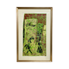 Large vintage Linocut Artwork By Australian Artist Jackie Gorring