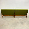 Mid Century 1960s 'Don' Green Vinyl 4 Seater Modular Lounge