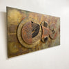 Copper And Brass Mid Century 1970s Brutalist Wall Art