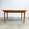 Rare Mid Century Parker Teak Side Extension Dining Table