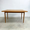 Rare Mid Century Parker Teak Side Extension Dining Table