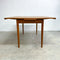 Rare Mid Century Parker Teak Side Extension Dining Table