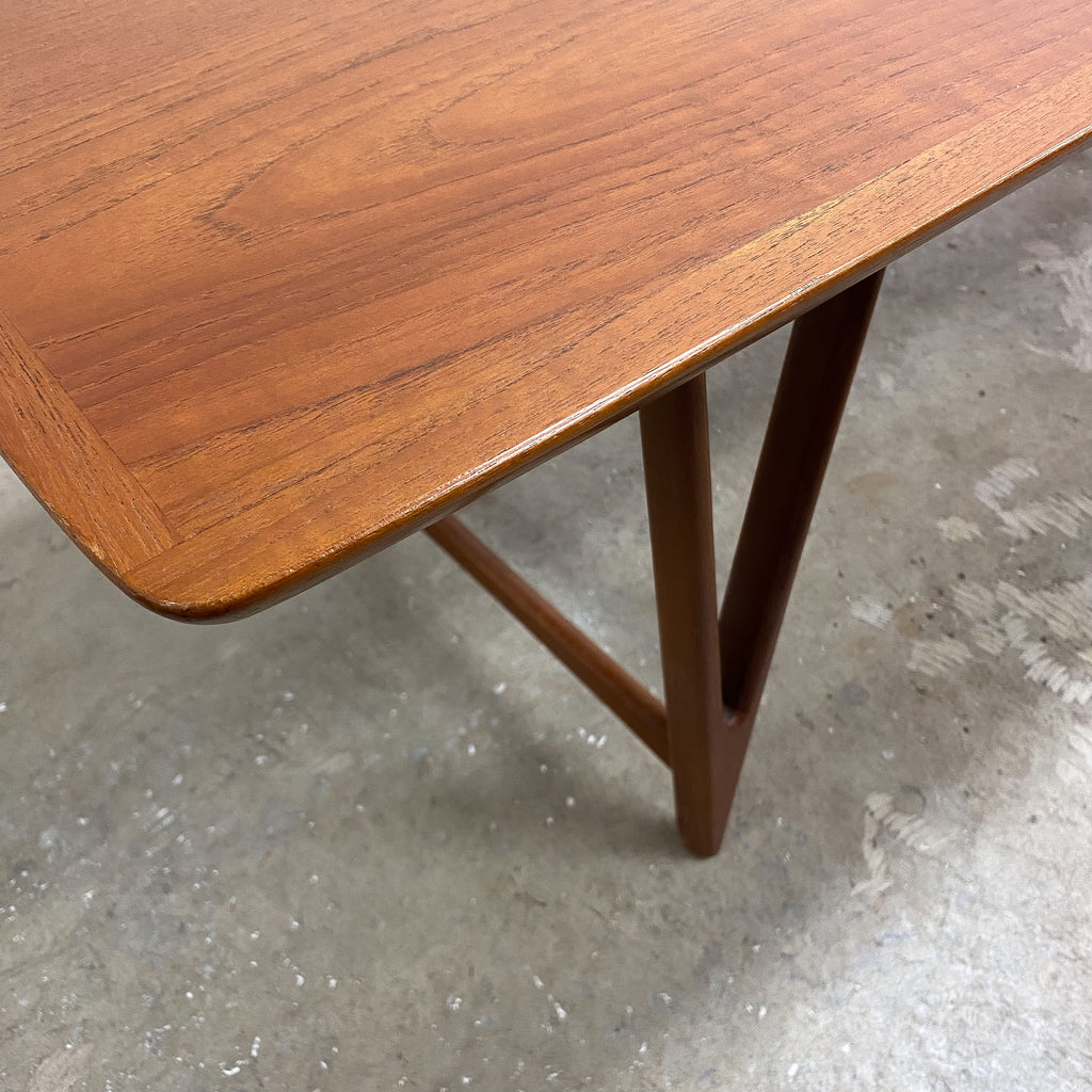 Danish Mid Century Teak Coffee Table By E W Bach 1960s