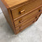 Mid Century Teak Parker Bedside Chest Of Drawers