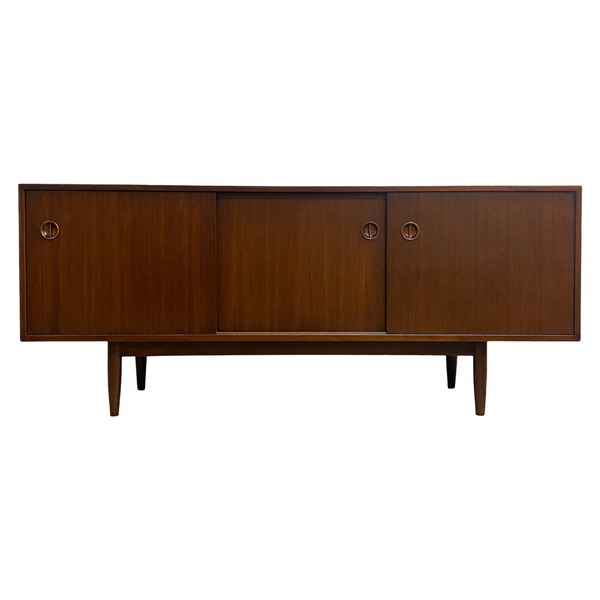 Mid Century 1960s Blackbean Sideboard By Borge Skibby - Restored