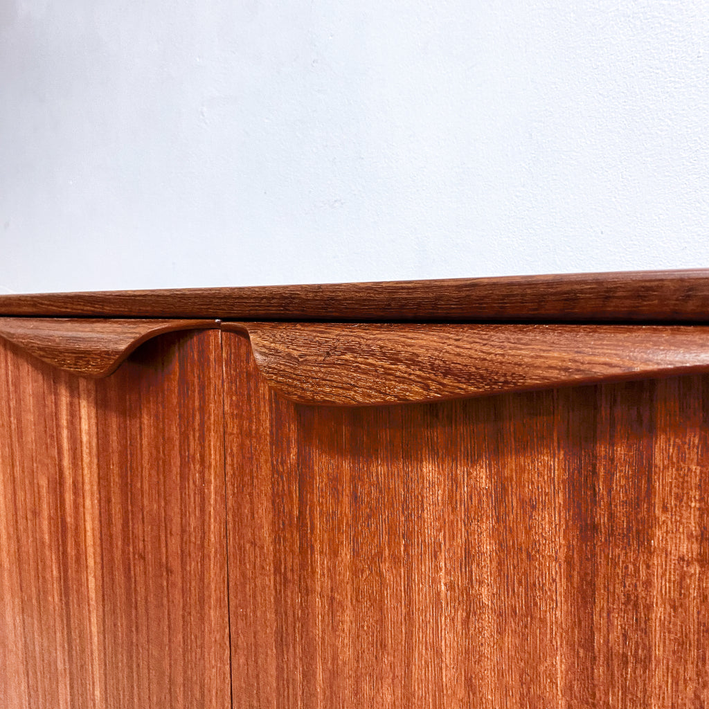 Rare Mid Century Australian Blackbean Sideboard With Cocktail Cabinet
