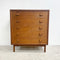 Mid Century Parker Teak Tallboy Chest Of Drawers