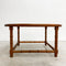 Mid Century Faux Bamboo Teak And Glass Top Coffee Table