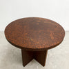 Mid Century Jarrah Burl Top Occasional Or Side Table