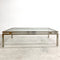 Mid Century Pierre Vandel Glass Top Coffee Table