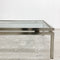 Mid Century Pierre Vandel Glass Top Coffee Table