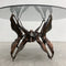 Mid Century Australian Brutalist Round Coffee Table