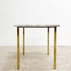 Mid Century Marble Top Side Table