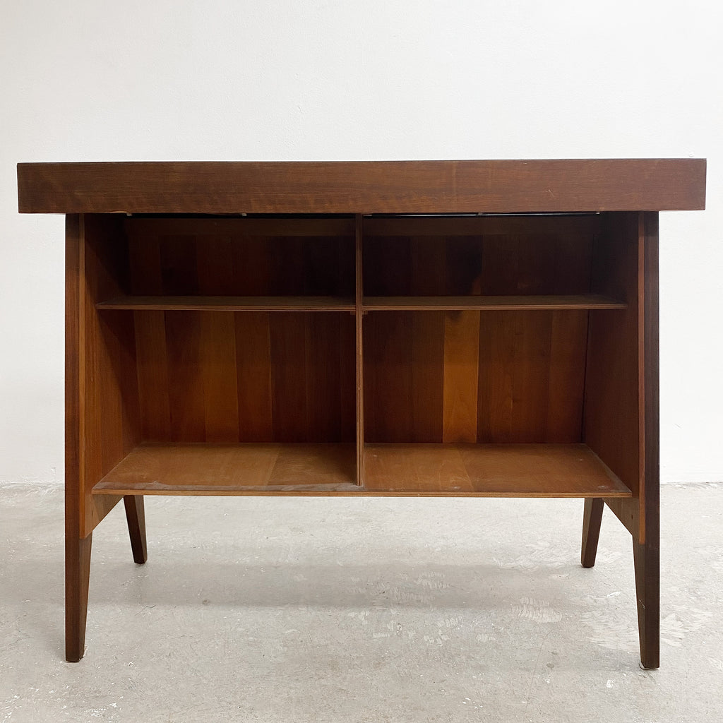 Australian Mid Century Solid Teak Drinks Bar 1960s