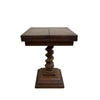 Vintage Drexel Expanding Side Table With Barley Twist Pedestal Base
