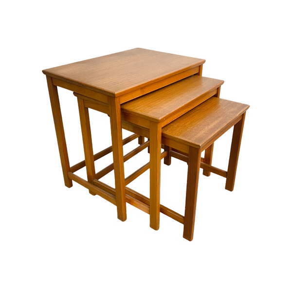 Set Of 3 Mid Century Parker Nesting Tables