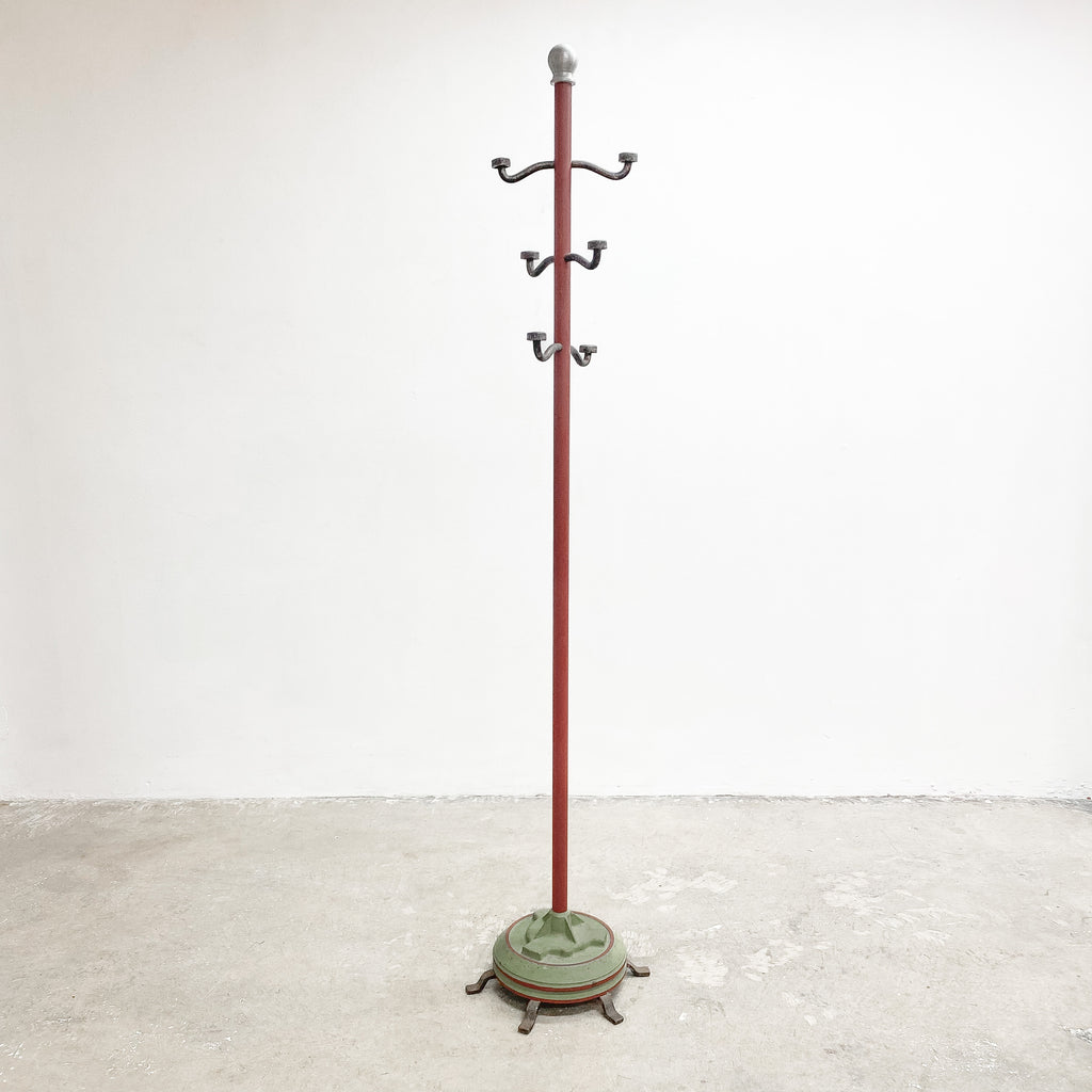 Industrial Metal Coat And Hat Stand