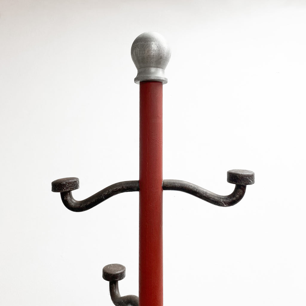 Industrial Metal Coat And Hat Stand