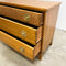 Mid Century Chest Of Drawers With Rattan Detail C1950s