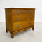 Mid Century Chest Of Drawers With Rattan Detail C1950s