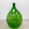 Large Vintage Italian Green Glass Wine Demijohn Carboy