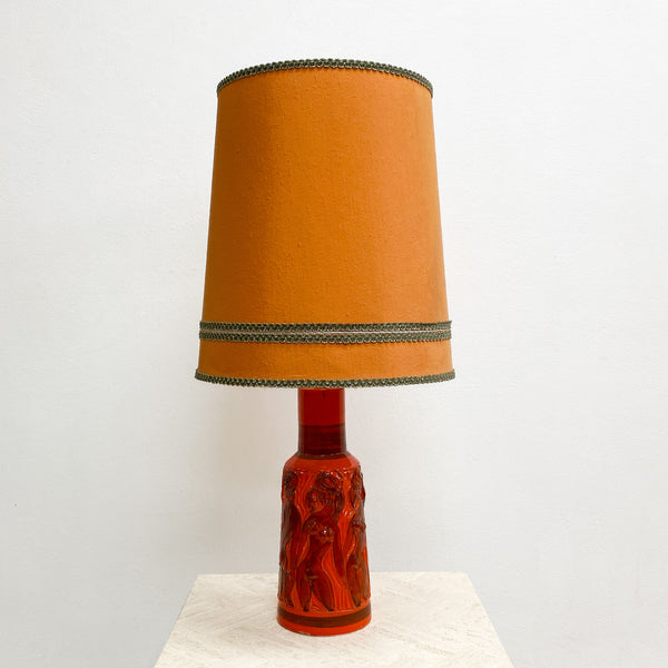 Mid Century Italian Fratelli Fanciullacci Ceramic Table Lamp