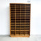 Vintage Rustic Industrial Filing Pigeon Hole Shelves Cabinet