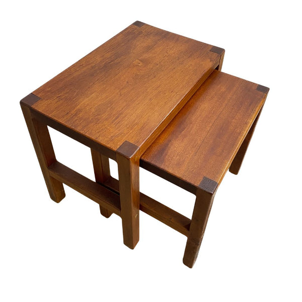 Jeromy Griffith Australian Hardwood Nest of Tables