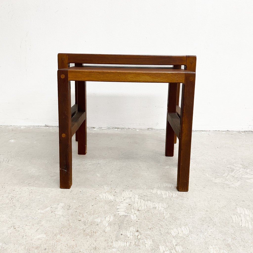 Jeromy Griffith Australian Hardwood Nest of Tables