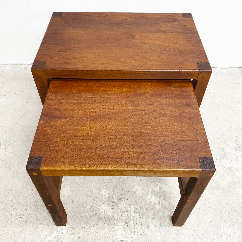Jeromy Griffith Australian Hardwood Nest of Tables