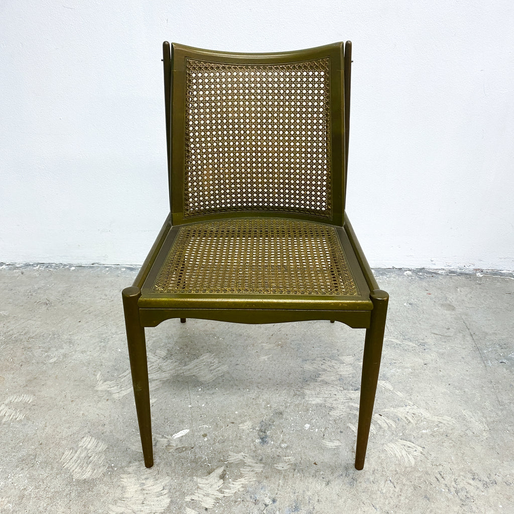 John Duffecy Rattan Back Dining Chairs