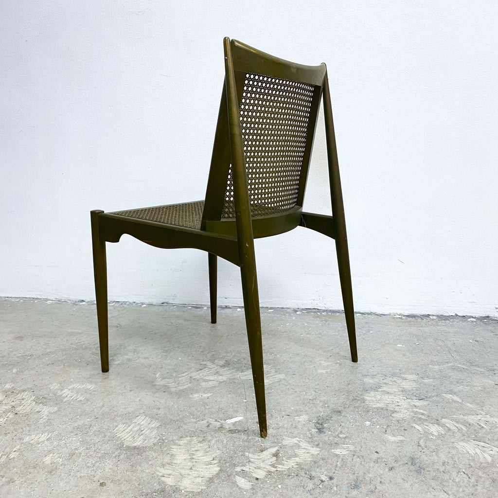 John Duffecy Rattan Back Dining Chairs