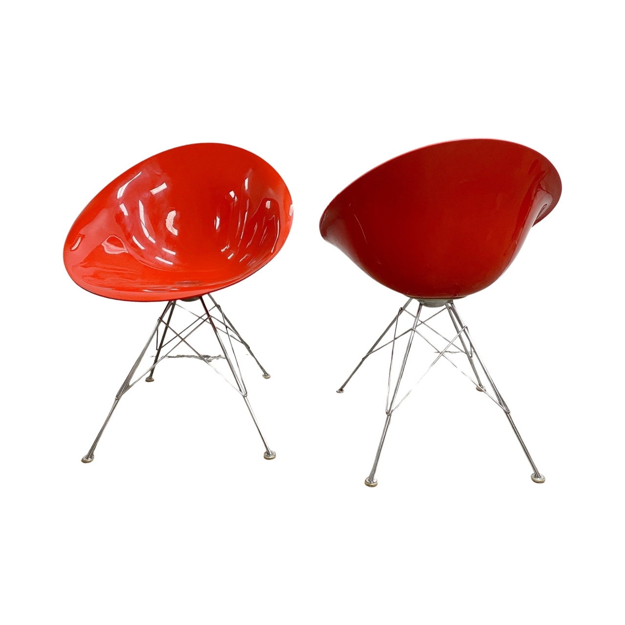 Kartell Philippe Starck Red Eros Chair Price Each 2 Available The Design Ark