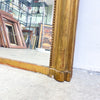 Large Antique French Louis Philippe Period Gold Gilt Mirror 