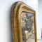 Large Antique French Louis Philippe Period Gold Gilt Mirror 