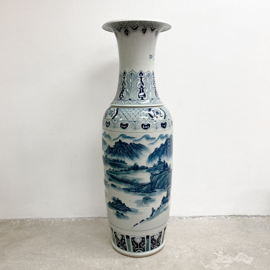 Large Chinese Standing Floor Vase