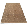 Large Hand Woven Wool  Beige Kilim Rug #054