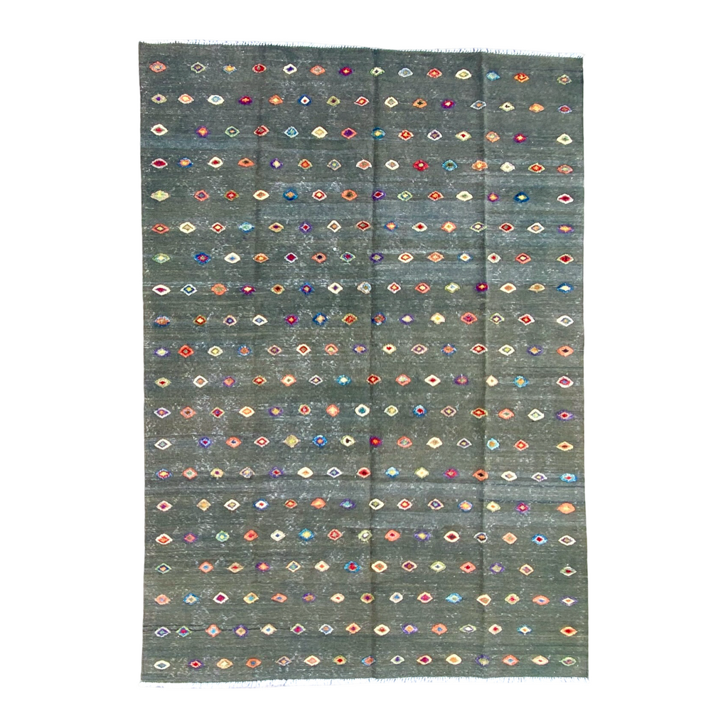Large Handmade Afghan Kilim Rug