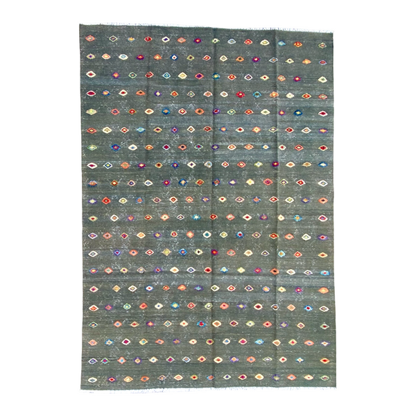 Large Handmade Afghan Kilim Rug