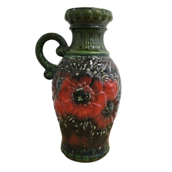 Large Mid Century Scheurich West German Art Pottery Vase Jug