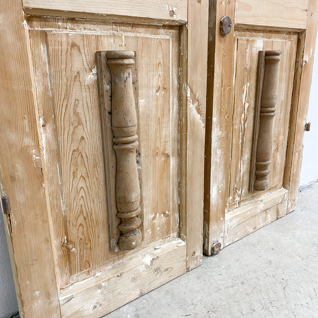Large Rustic Mirrored Doors