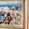 Late 20th Century Ink And Watercolour Crowd By Koek Signed 