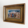 Late 20th Century Ink And Watercolour Crowd By Koek Signed 