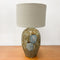 Late 20th Century Studio Pottery Table Lamp Base & Shade