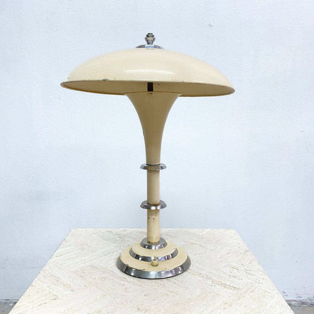 Late Art Deco Mushroom Table Lamp