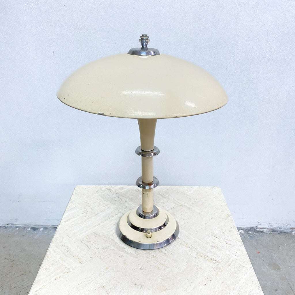 Late Art Deco Mushroom Table Lamp