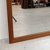Late Mid Century 1980's Parker Rounded Top Teak Mirror